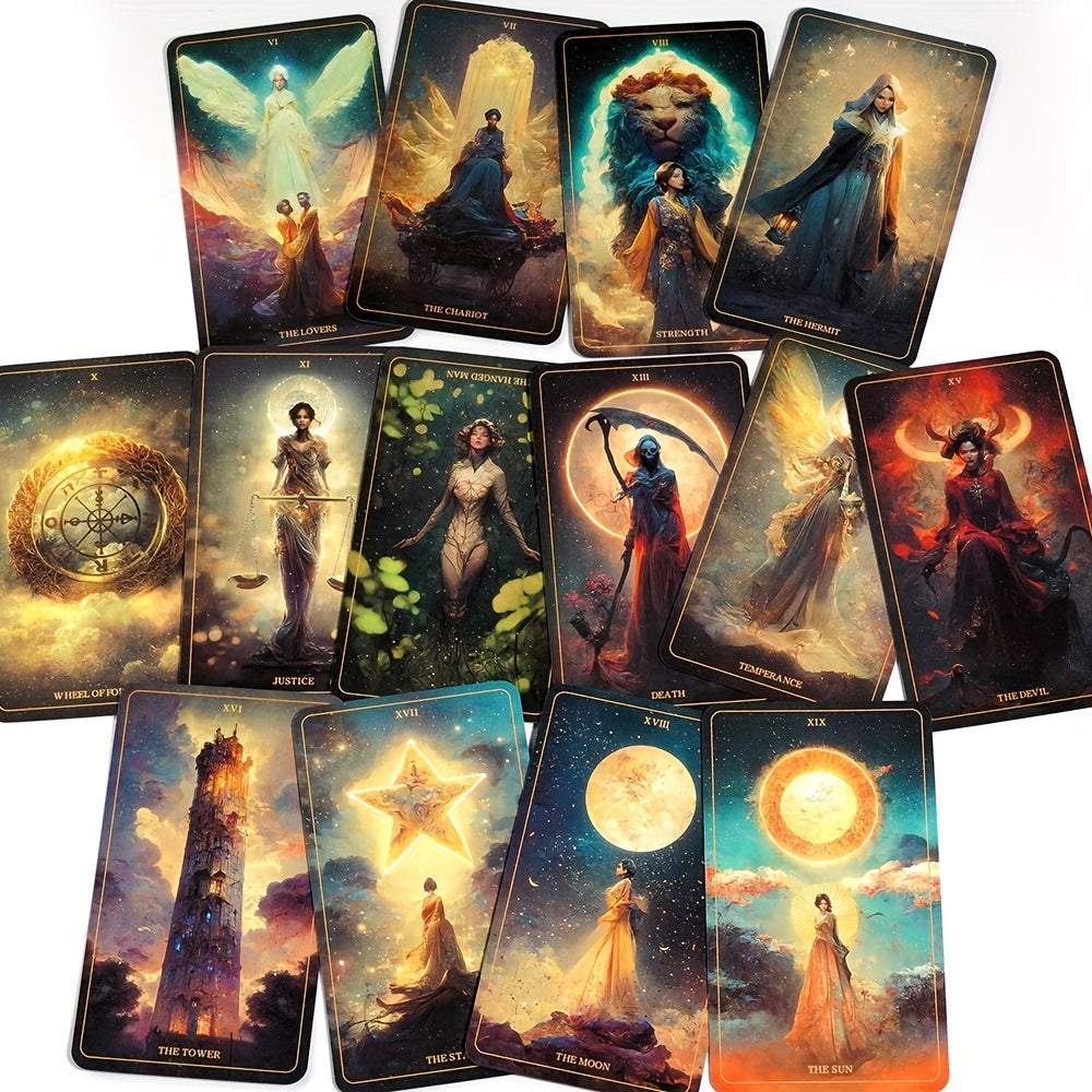 The Harmony Tarot Deck, Divination Table Games, Family Party Entertainment Game Cards, gaming gift