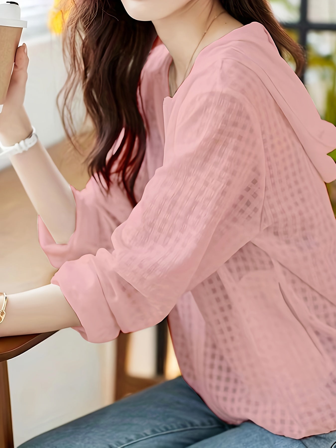 Lightweight Casual Summer Jacket for Women - Easy-Care Polyester, Stylish Solid Color Zip Coat