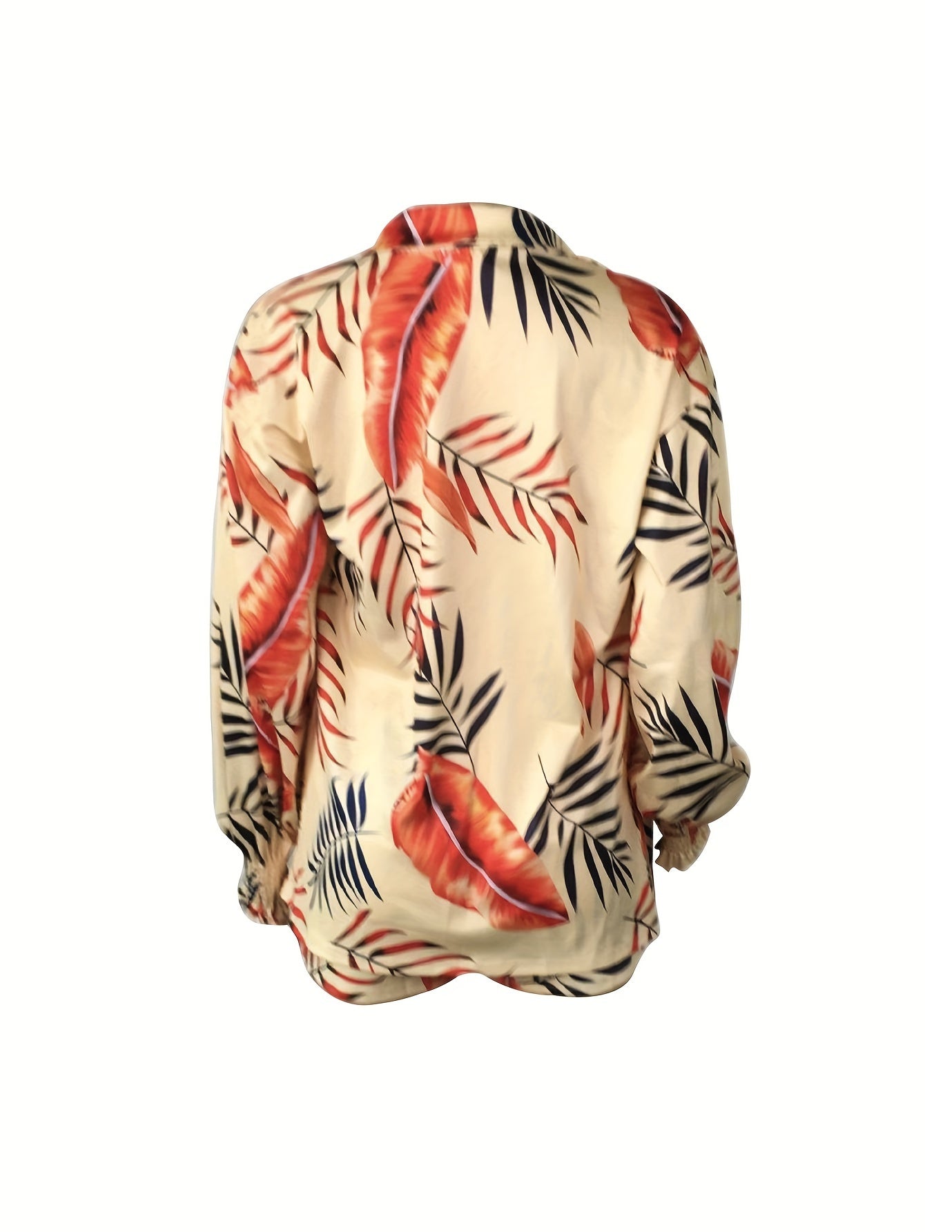3pcs Vibrant Summer Women's Outfit: Sexy Red Halter Top & Floral Print Shorts Set with Sheer Long Sleeve Shirt - Polyester Blend, Machine Washable, Perfect for Vacation, Sexy, New Style, Print, 3pcs Set, Women's Clothing