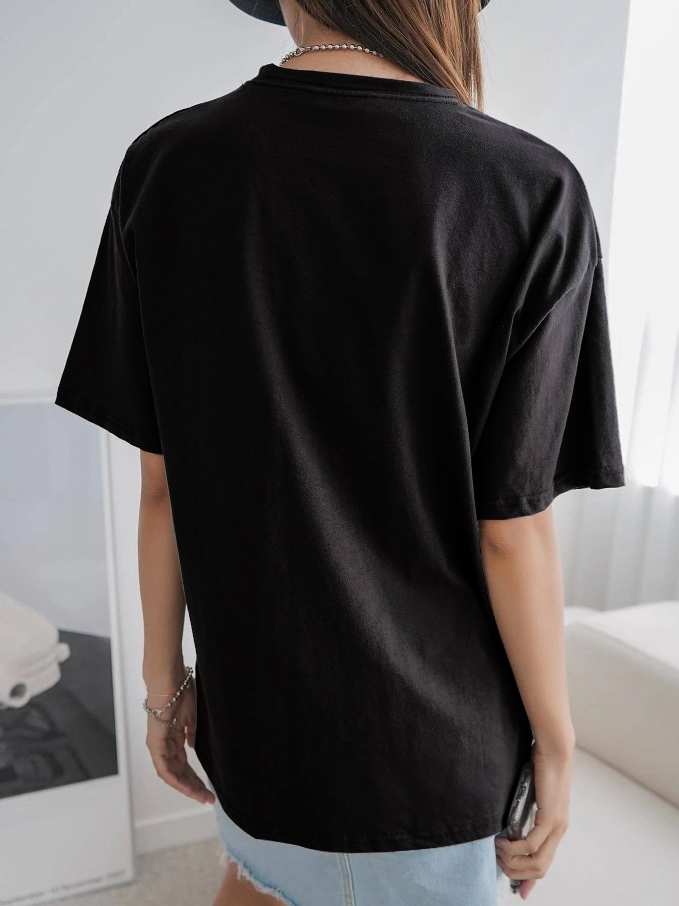 SOMETIMES TALK to MYSELF. THEN WE BOTH LAUGH AND LAUGH Printed Casual Round Neck Sports Women's T-shirt