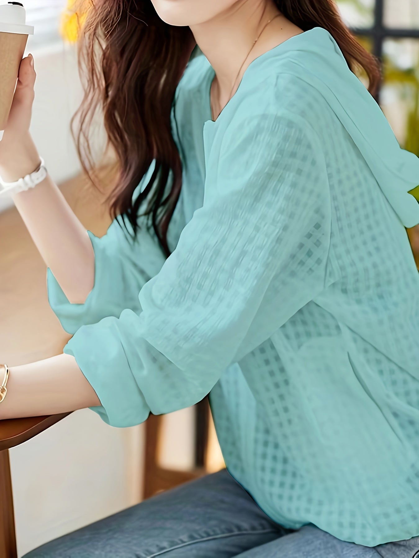 Lightweight Casual Summer Jacket for Women - Easy-Care Polyester, Stylish Solid Color Zip Coat