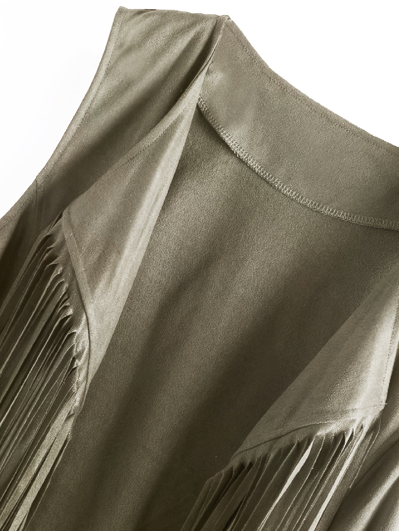 Bohemian Chic Fringe Hem Jacket - Flowy Open Front & Sleeveless - Perfect for Spring & Summer - Womens Boho Clothing Staple