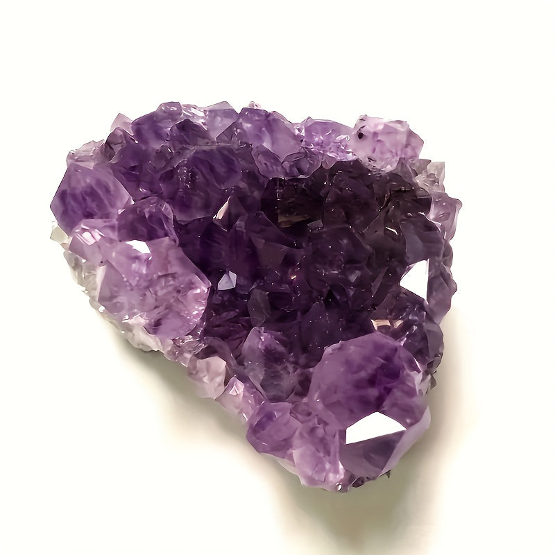1pc Beautiful Brazilian Natural Amethyst Cave, Amethyst Cluster Amethyst Block Amethyst Fragments, Healing Crystals, DIY Faux Gemstones Amethyst Jewelry, Rough Knick-knacks Protected From Radiation,Home Aquarium Decoration,ho