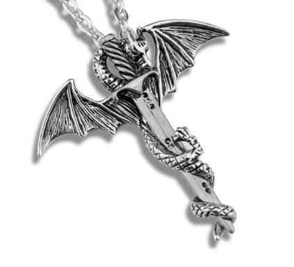 Game of Throne Necklace Flying Dragon With Wings - Pedlar's Attic
