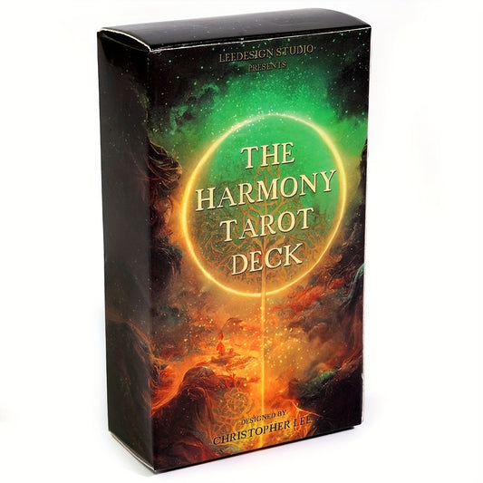 The Harmony Tarot Deck, Divination Table Games, Family Party Entertainment Game Cards, gaming gift