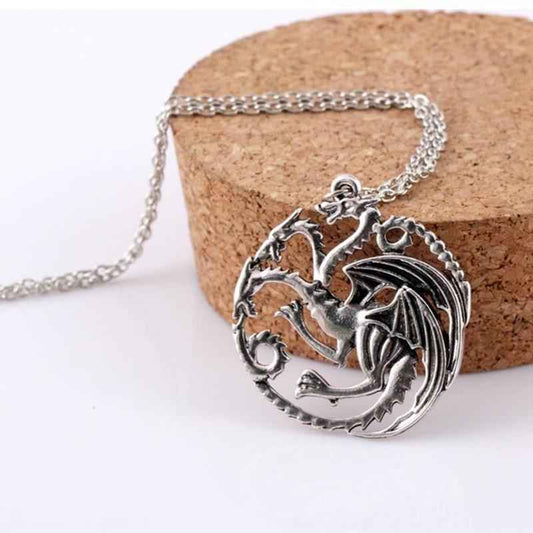Game of Thrones Fire Dragon Pendant Necklace - Pedlar's Attic
