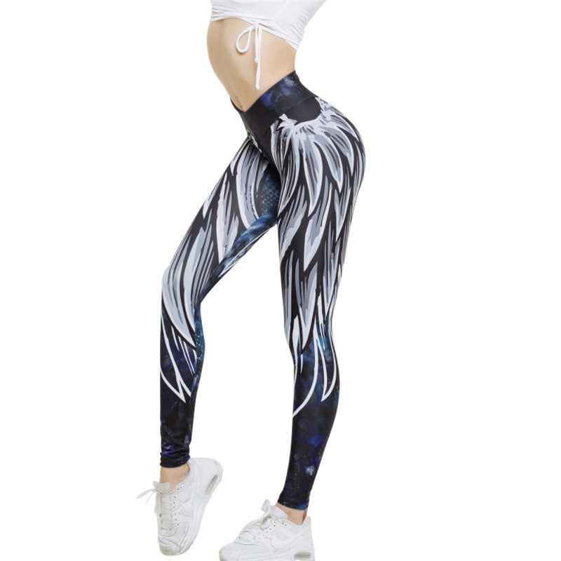 Angel Wing Leggings for Women - Elevate Your Style with Ethereal Comfort - Pedlar's Attic