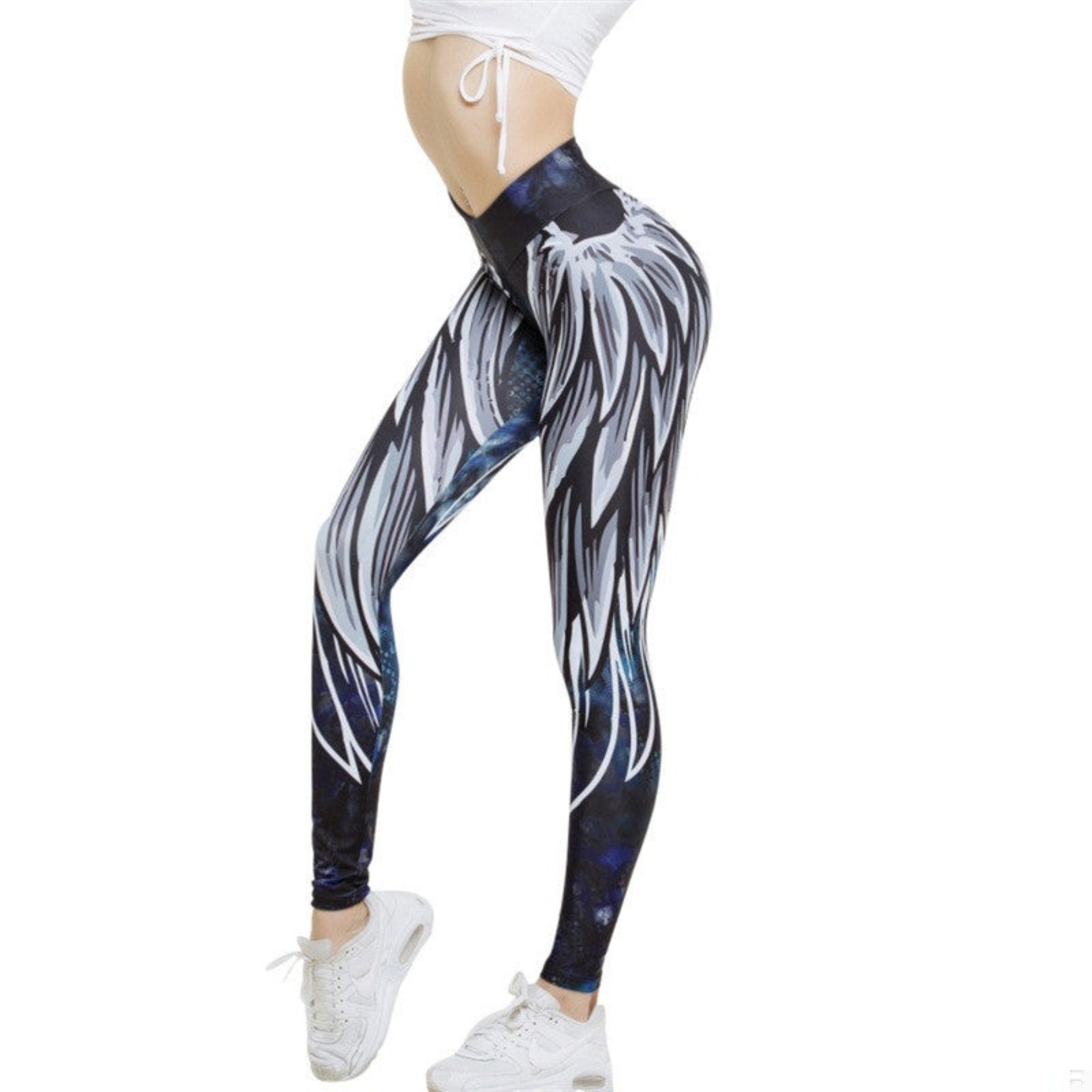 Angel Wing Leggings for Women - Elevate Your Style with Ethereal Comfort - Pedlar's Attic