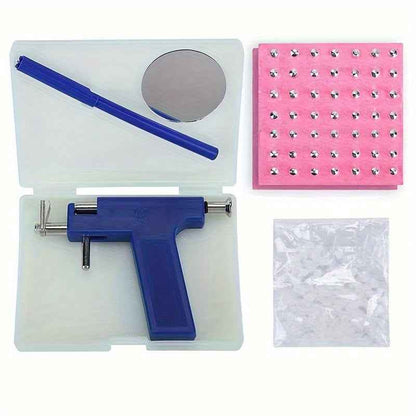 Professional Ear Piercing Kit by [Brand Name] - 98-Piece Set with Stainless Steel Studs for Flawless Piercing Experience - Pedlar's Attic