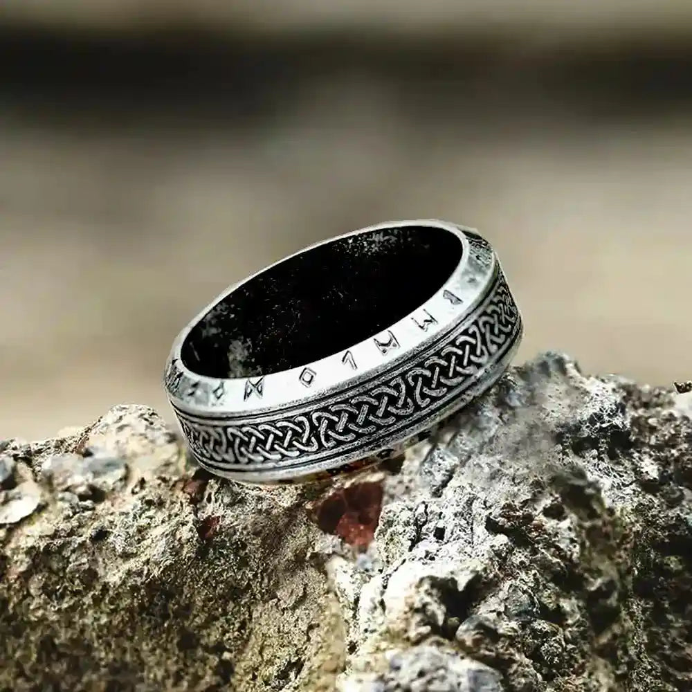 Vintage Odin Norse Viking Amulet Rune Rings - Pedlar's Attic