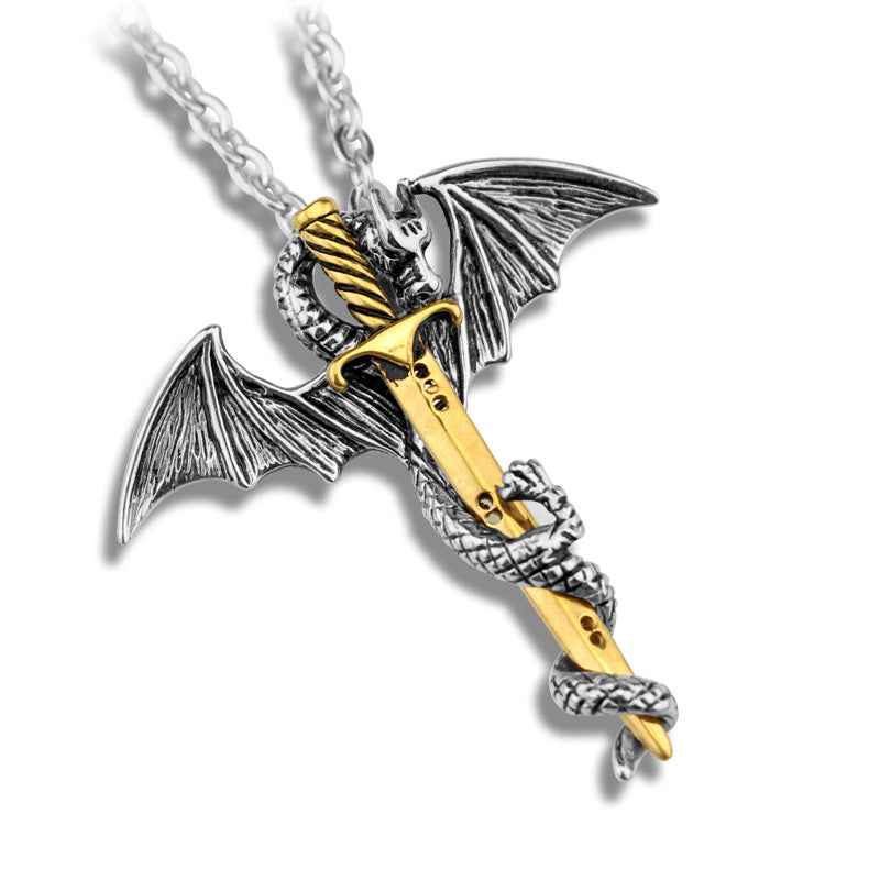 Game of Throne Necklace Flying Dragon With Wings - Pedlar's Attic