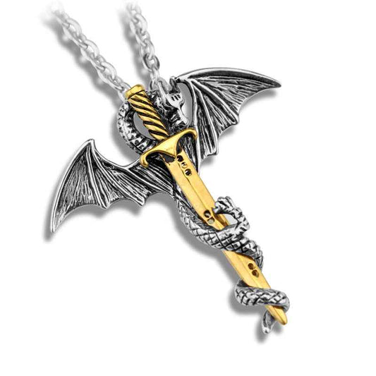 Game of Throne Necklace Flying Dragon With Wings - Pedlar's Attic