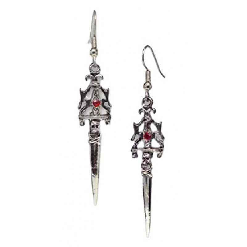 New Gothic Skull Sword Earrings and Earrings Wish New Jewelry - Pedlar's Attic