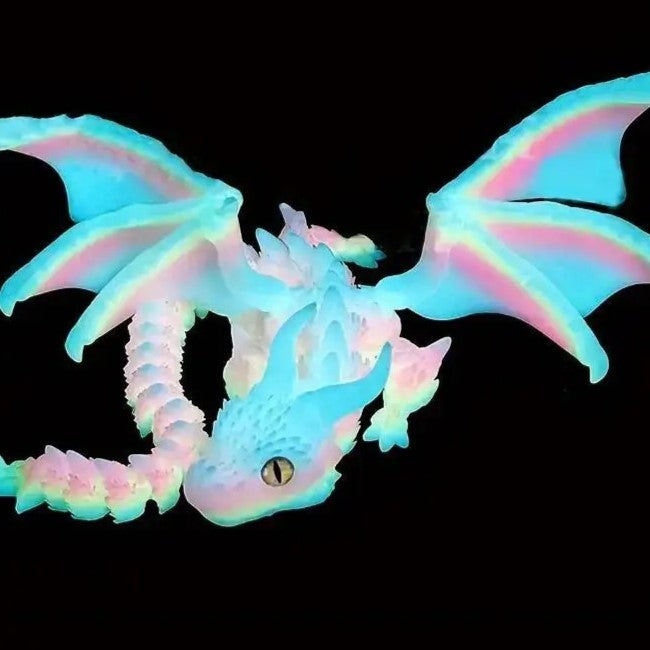 Glow in the dark dragon 9.45"