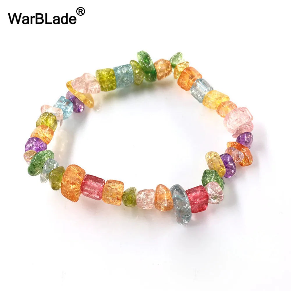 What the Stone Knows — Crystal Chip Stretch Bracelets