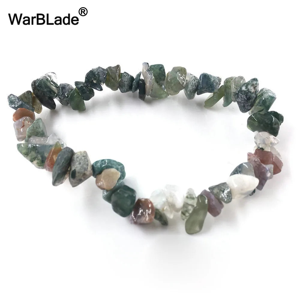 What the Stone Knows — Crystal Chip Stretch Bracelets
