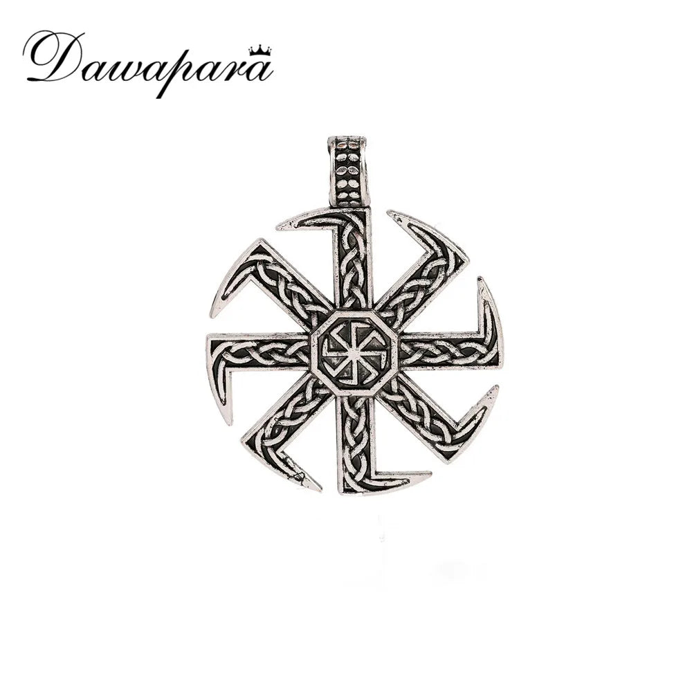 The Kolovrat — Slavic Sun Wheel Pendant
