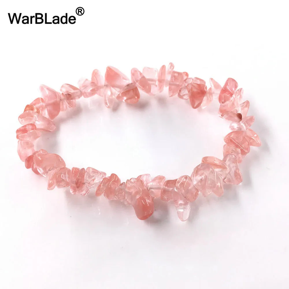 What the Stone Knows — Crystal Chip Stretch Bracelets
