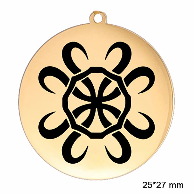 The Kolovrat — Slavic Sun Wheel Pendant