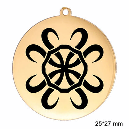 The Kolovrat — Slavic Sun Wheel Pendant
