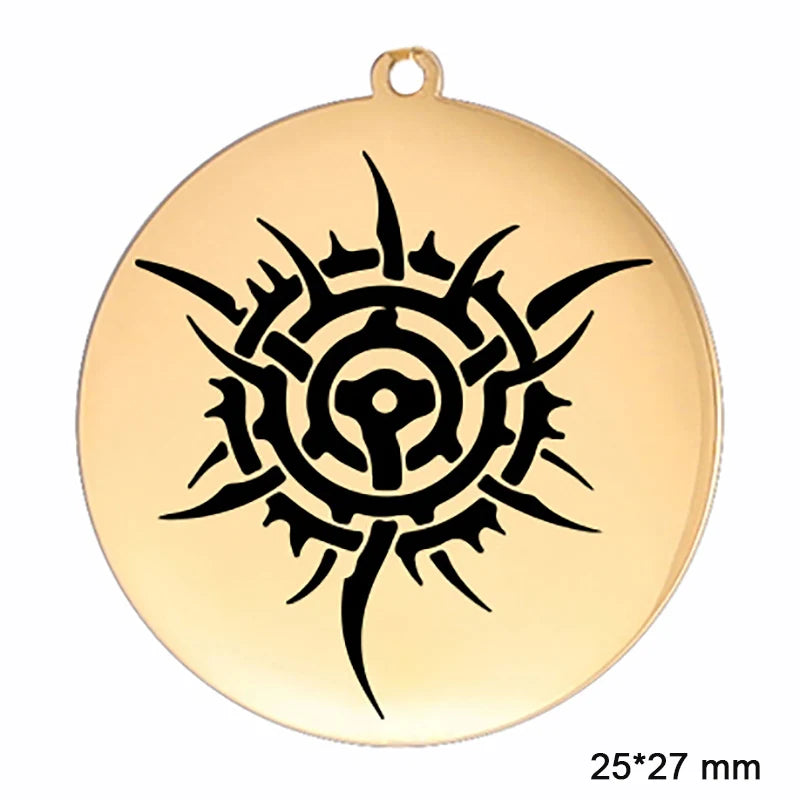 The Kolovrat — Slavic Sun Wheel Pendant