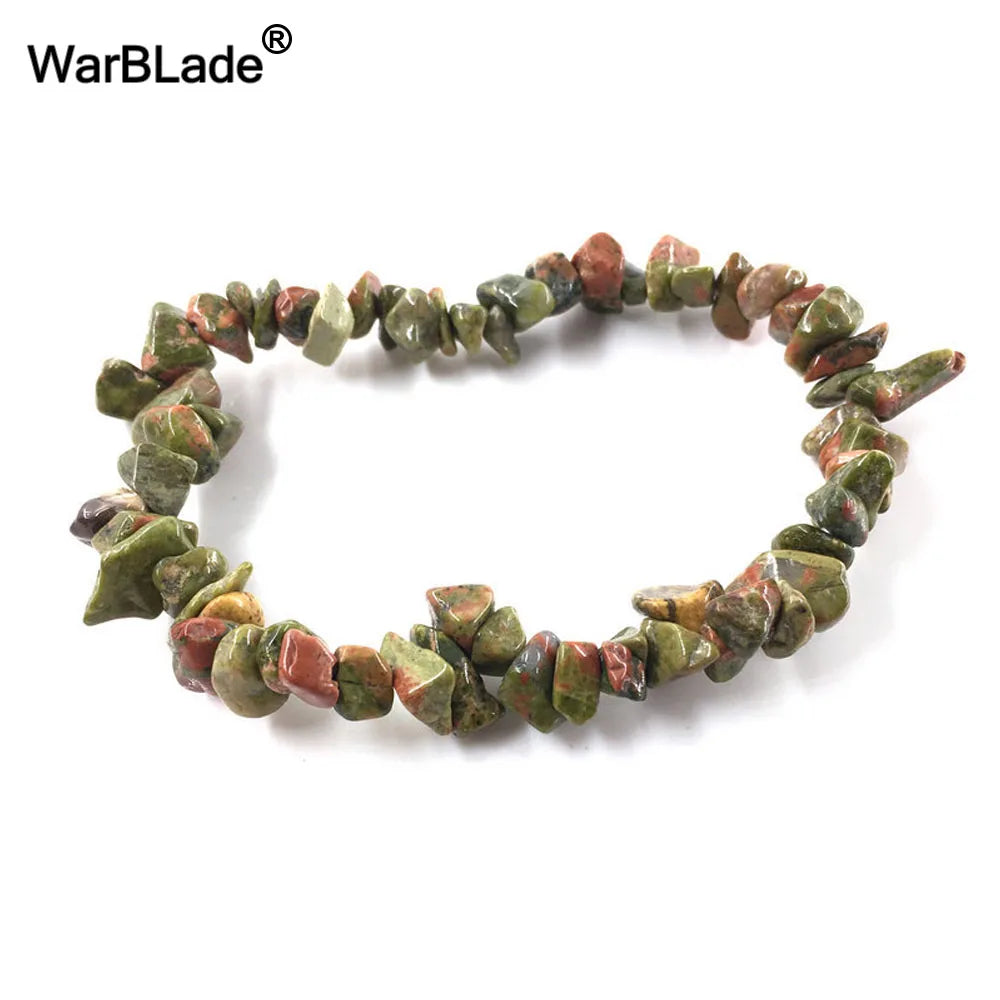 What the Stone Knows — Crystal Chip Stretch Bracelets