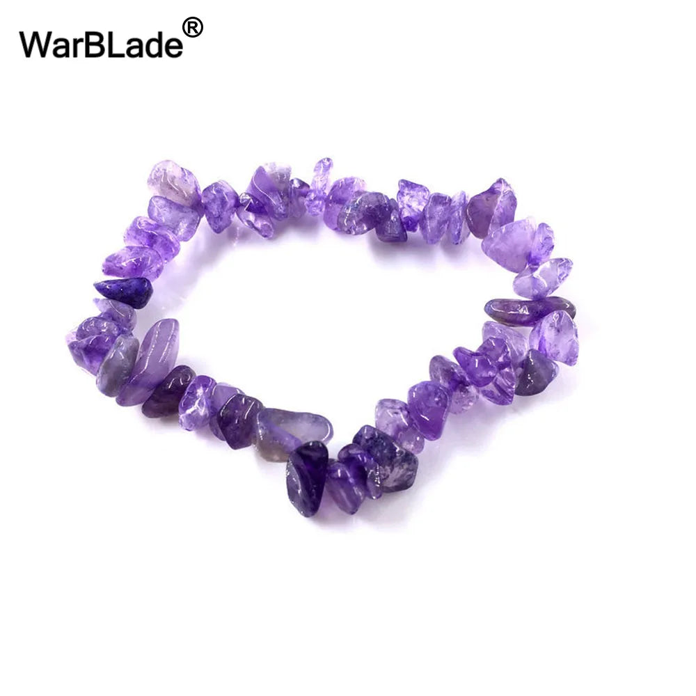 What the Stone Knows — Crystal Chip Stretch Bracelets