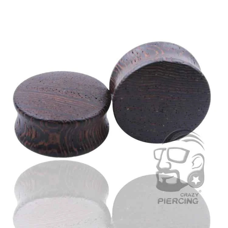 2pcs Wood Flesh Ear Plugs Tunnels Ear Piercings Earlets Saddle Woodern Earring Expander Gauge Double Flare Body Jewelry Piercing