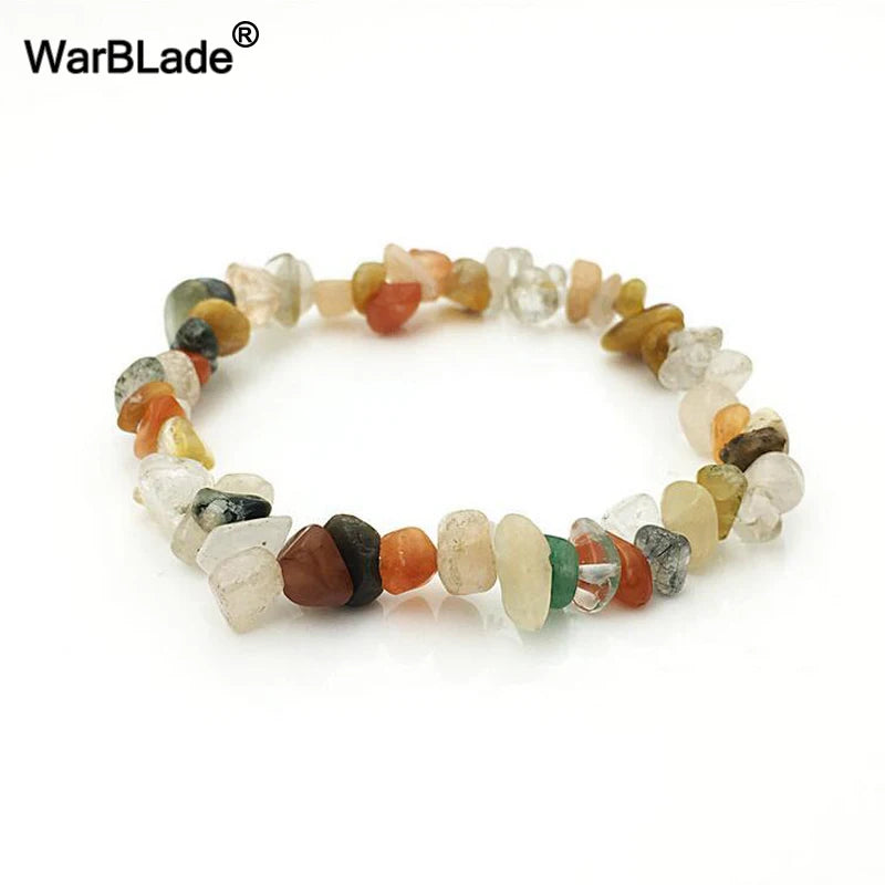 What the Stone Knows — Crystal Chip Stretch Bracelets