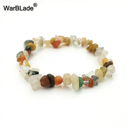 What the Stone Knows — Crystal Chip Stretch Bracelets