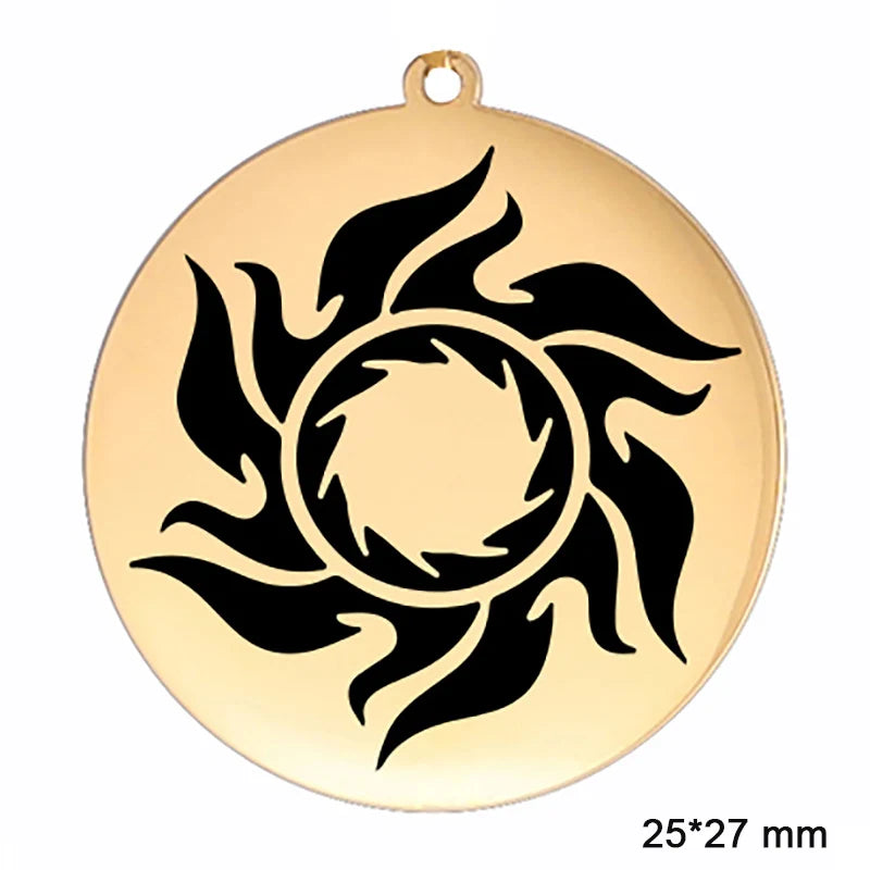 The Kolovrat — Slavic Sun Wheel Pendant