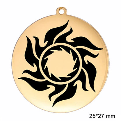The Kolovrat — Slavic Sun Wheel Pendant