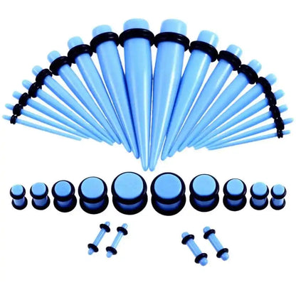 Acrylic Dreams Ear Gauge Taper & Plug Kit - 36pcs for Stunning Stretches - Pedlar's Attic