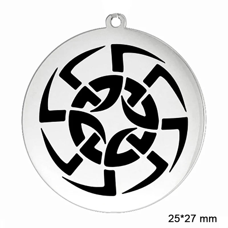 The Kolovrat — Slavic Sun Wheel Pendant