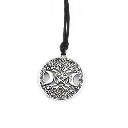 Norse Viking Odin's Runes Necklace Vegvisir Symbol - Pedlar's Attic