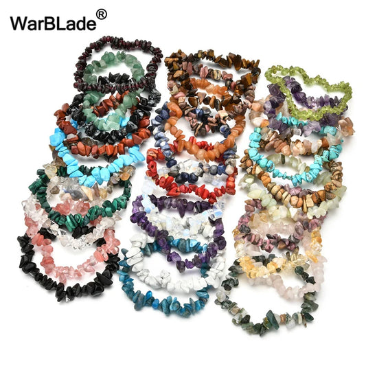 What the Stone Knows — Crystal Chip Stretch Bracelets