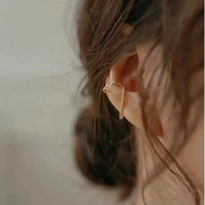 1 Pc 2025 Fashion Minilist No Piercing Ear Cuff Earrings for Woman Fake Piercing Earcuff Clips Earrings for Women Cuffs Jewelry - Pedlar's Attic