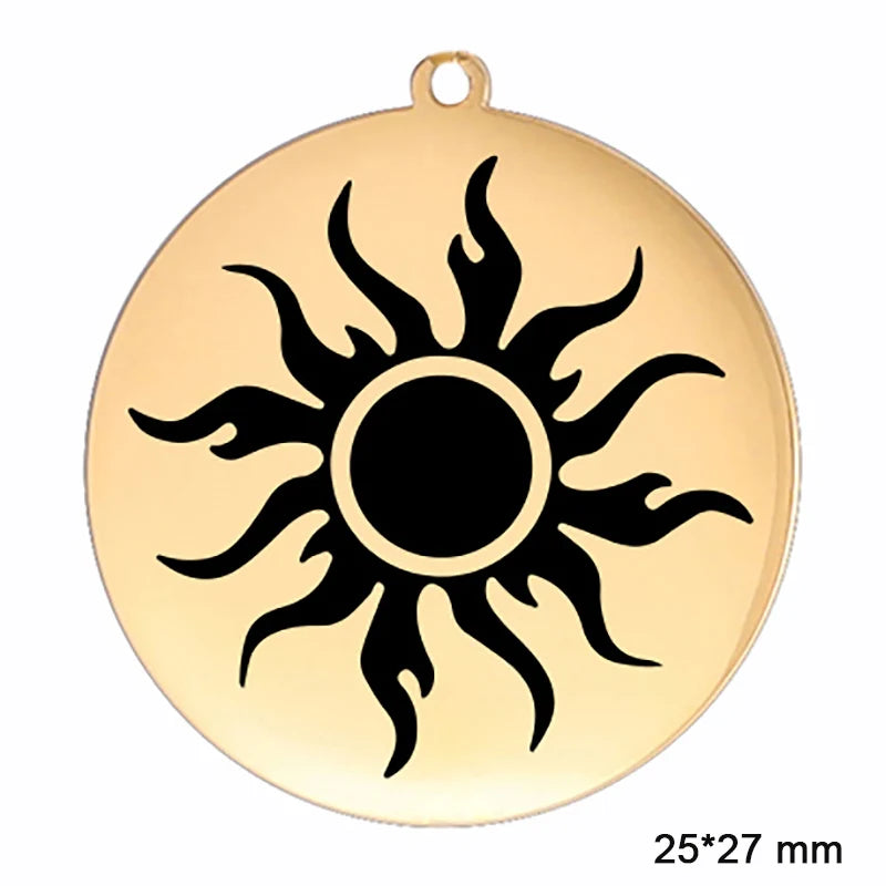 The Kolovrat — Slavic Sun Wheel Pendant