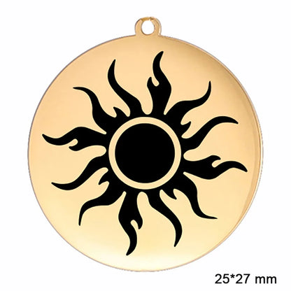 The Kolovrat — Slavic Sun Wheel Pendant