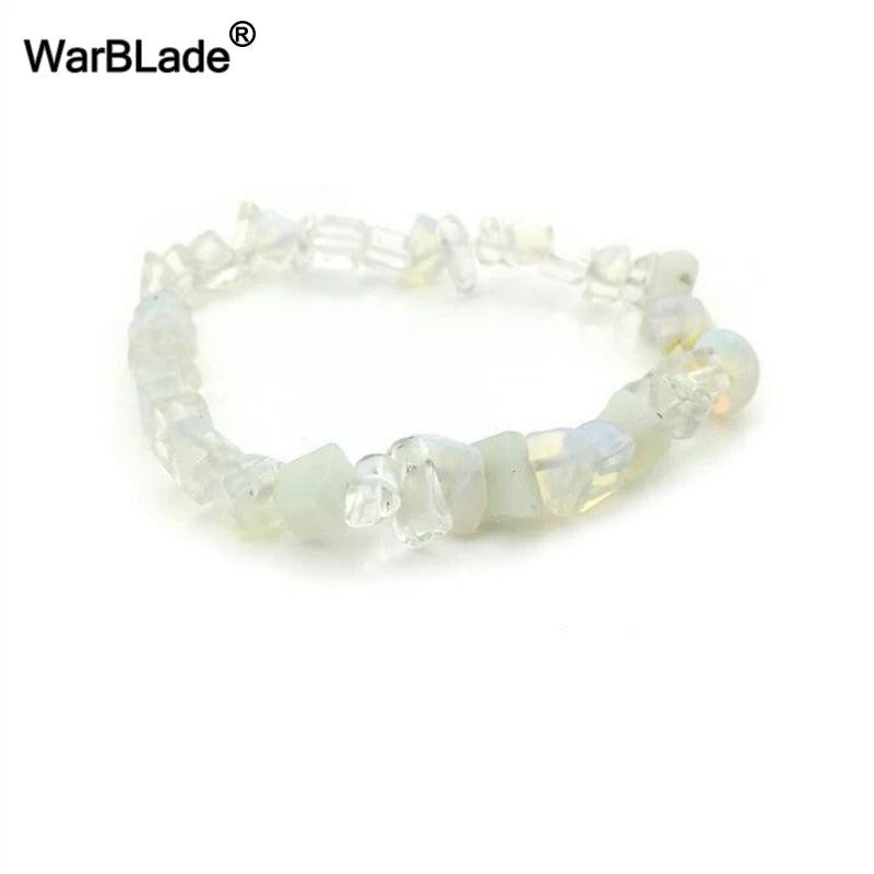 What the Stone Knows — Crystal Chip Stretch Bracelets