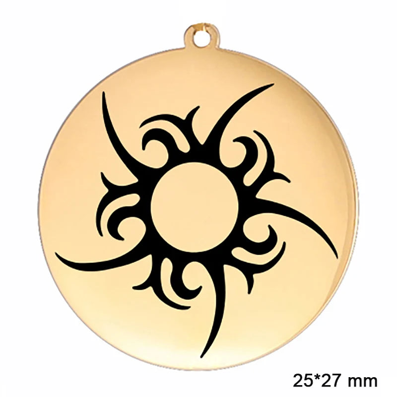 The Kolovrat — Slavic Sun Wheel Pendant