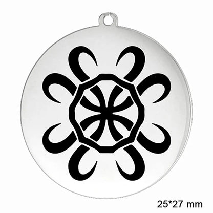 The Kolovrat — Slavic Sun Wheel Pendant