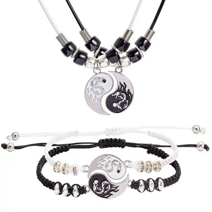 Paired Pendants Tao Necklace for Couples - Pedlar's Attic
