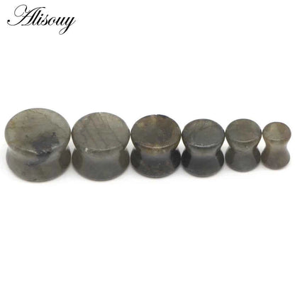 Alisouy 2PCS Natural Organic Stone Ear Plugs - Pedlar's Attic