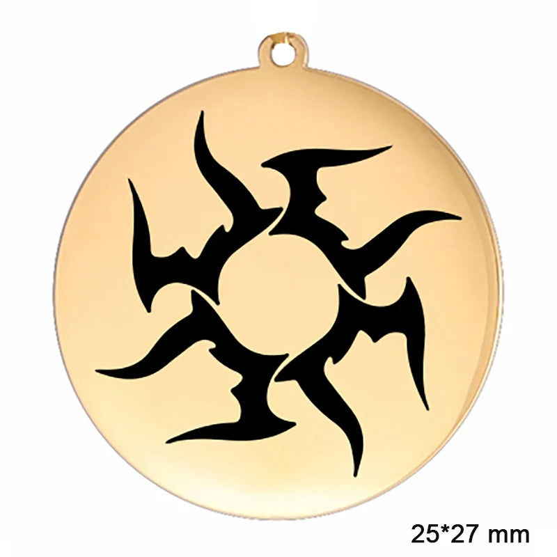 The Kolovrat — Slavic Sun Wheel Pendant