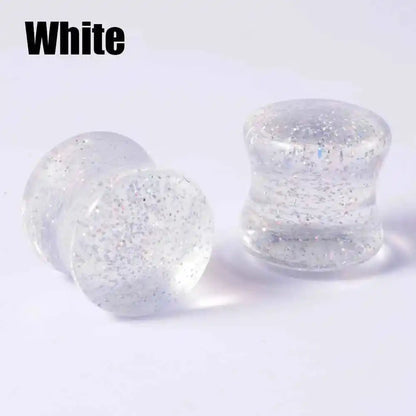 2pcs Acrylic Sequins Ear Gauges - Pedlar's Attic