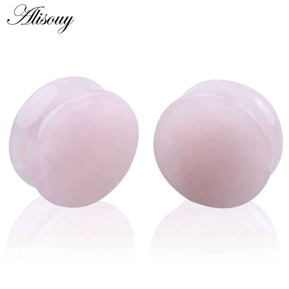 1PC Stone Ear Plugs Gauges Earrings Women Men Ear Plug Flesh Tunnel Piercing Expander Ear Stretcher Body Piercing Jewelry - Pedlar's Attic
