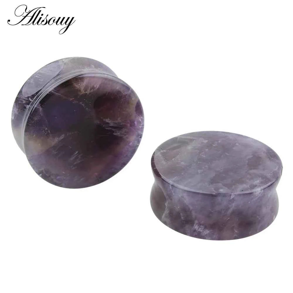 1PC Stone Ear Plugs Gauges Earrings Women Men Ear Plug Flesh Tunnel Piercing Expander Ear Stretcher Body Piercing Jewelry - Pedlar's Attic