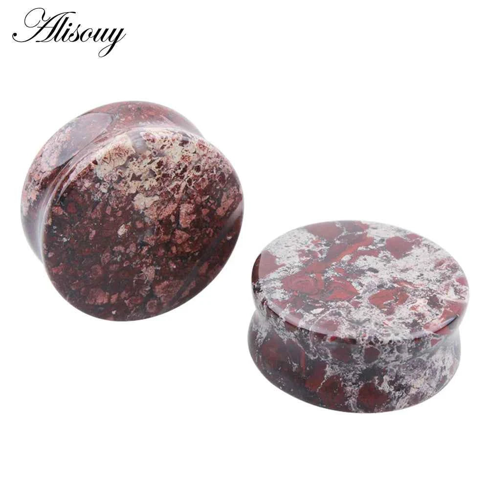 1PC Stone Ear Plugs Gauges Earrings Women Men Ear Plug Flesh Tunnel Piercing Expander Ear Stretcher Body Piercing Jewelry - Pedlar's Attic