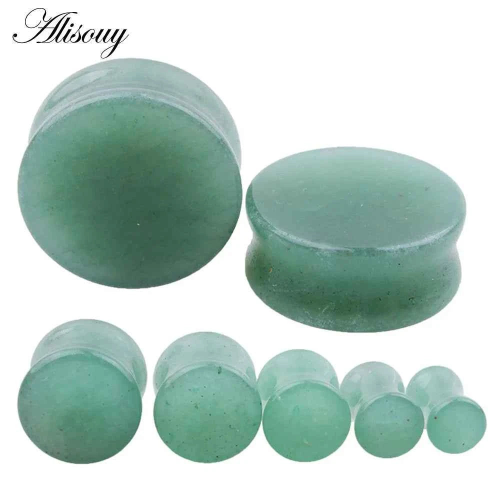 1PC Stone Ear Plugs Gauges Earrings Women Men Ear Plug Flesh Tunnel Piercing Expander Ear Stretcher Body Piercing Jewelry - Pedlar's Attic